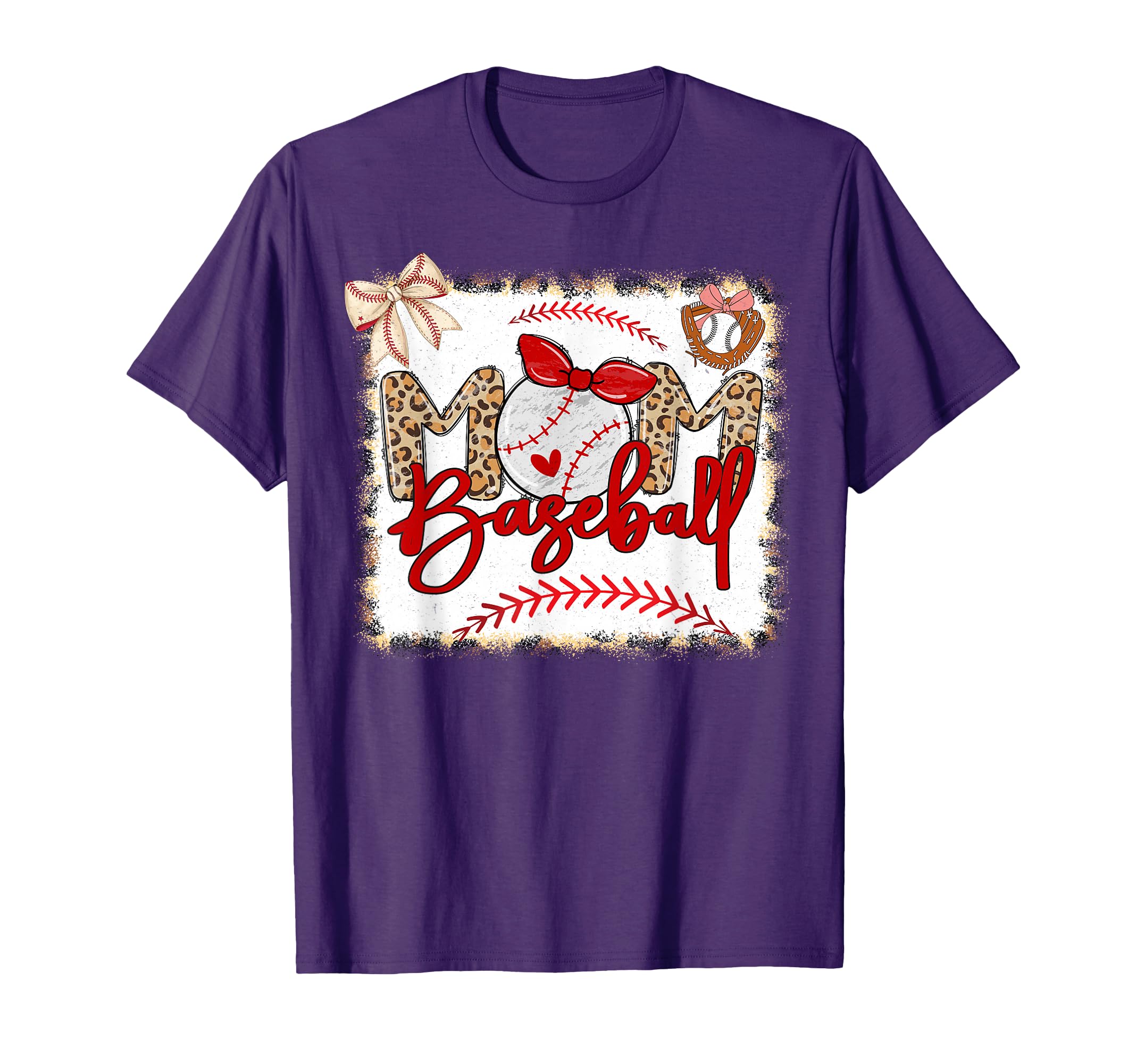 Baseball Mom Mama Mothers Day T-Shirt - Fun Novelty Design for Adults - T-Shirt, Sweatshirt, Hoodie