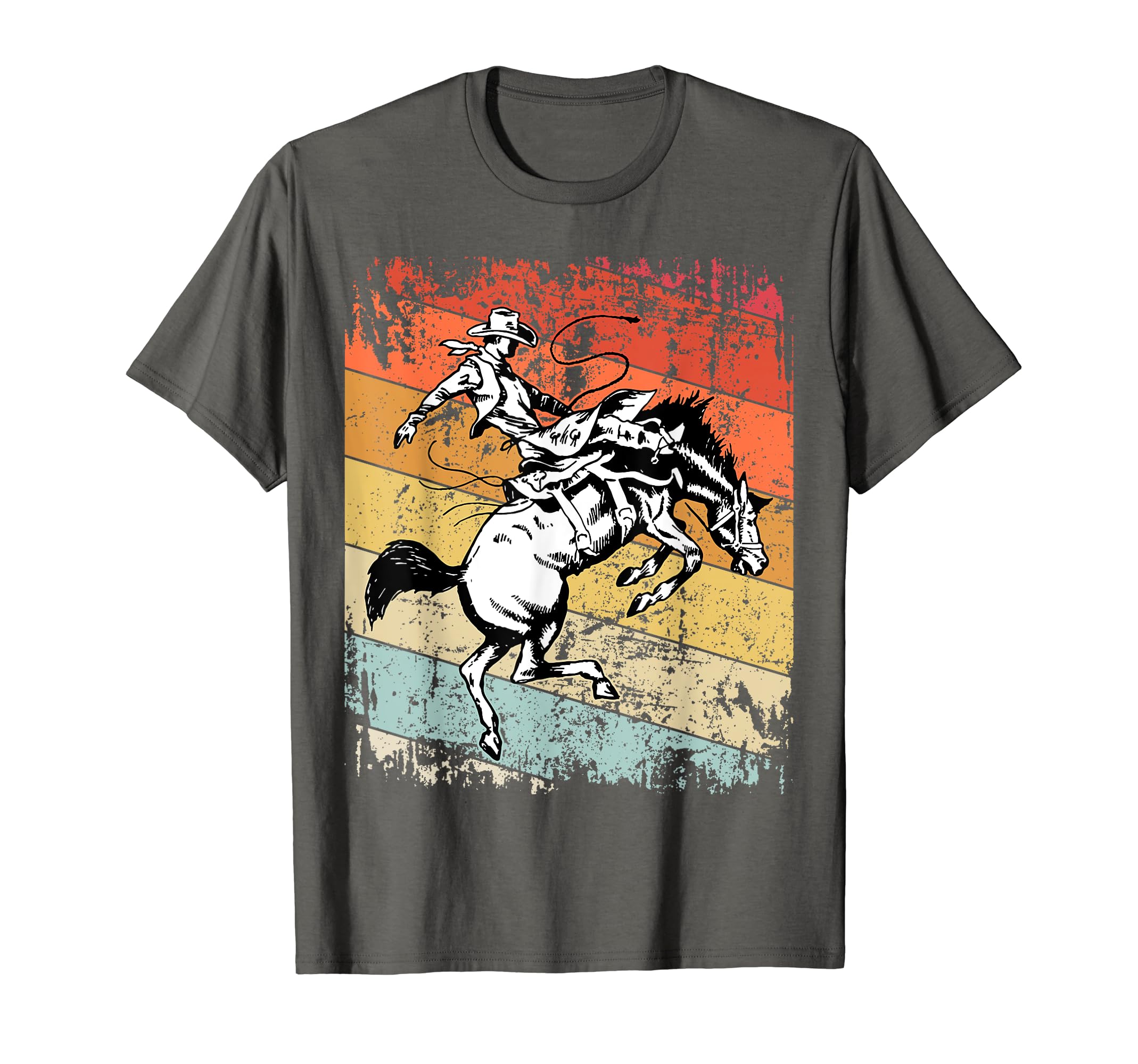 Bull Riding Cowboy Bull Rodeo Horse Ride T-Shirt - Minimalist Print Unisex - T-Shirt, Sweatshirt, Hoodie