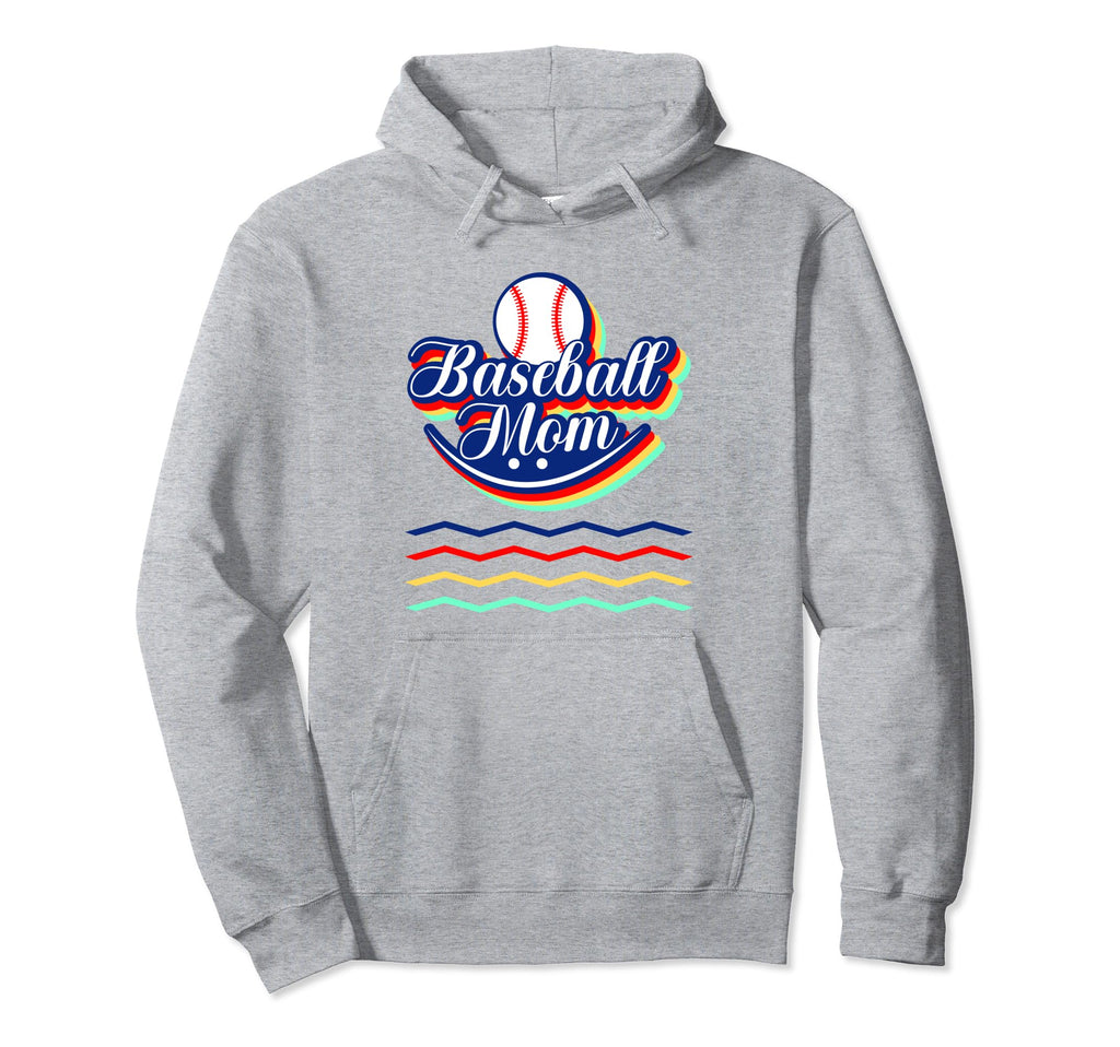 Sports Mom Baseball Theme Floral Hoodie - Casual Everyday Wear for Adults - T-Shirt, Sweatshirt, Hoodie
