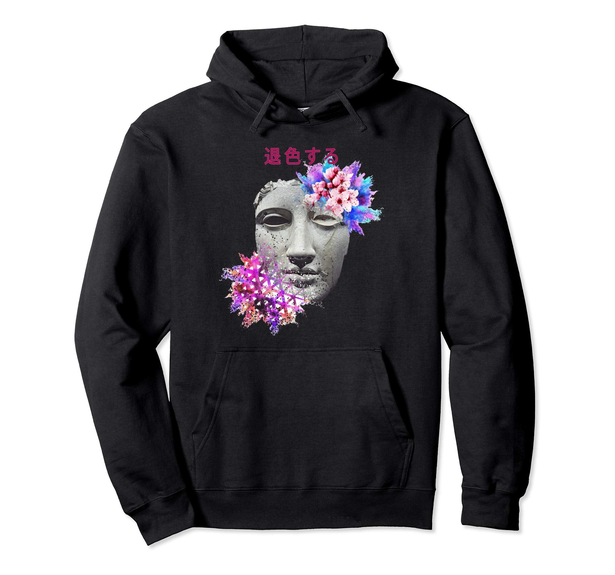 Aesthetic Vaporwave Statue Gift Hoodie - Casual Everyday Wear Unisex - T-Shirt, Sweatshirt, Hoodie