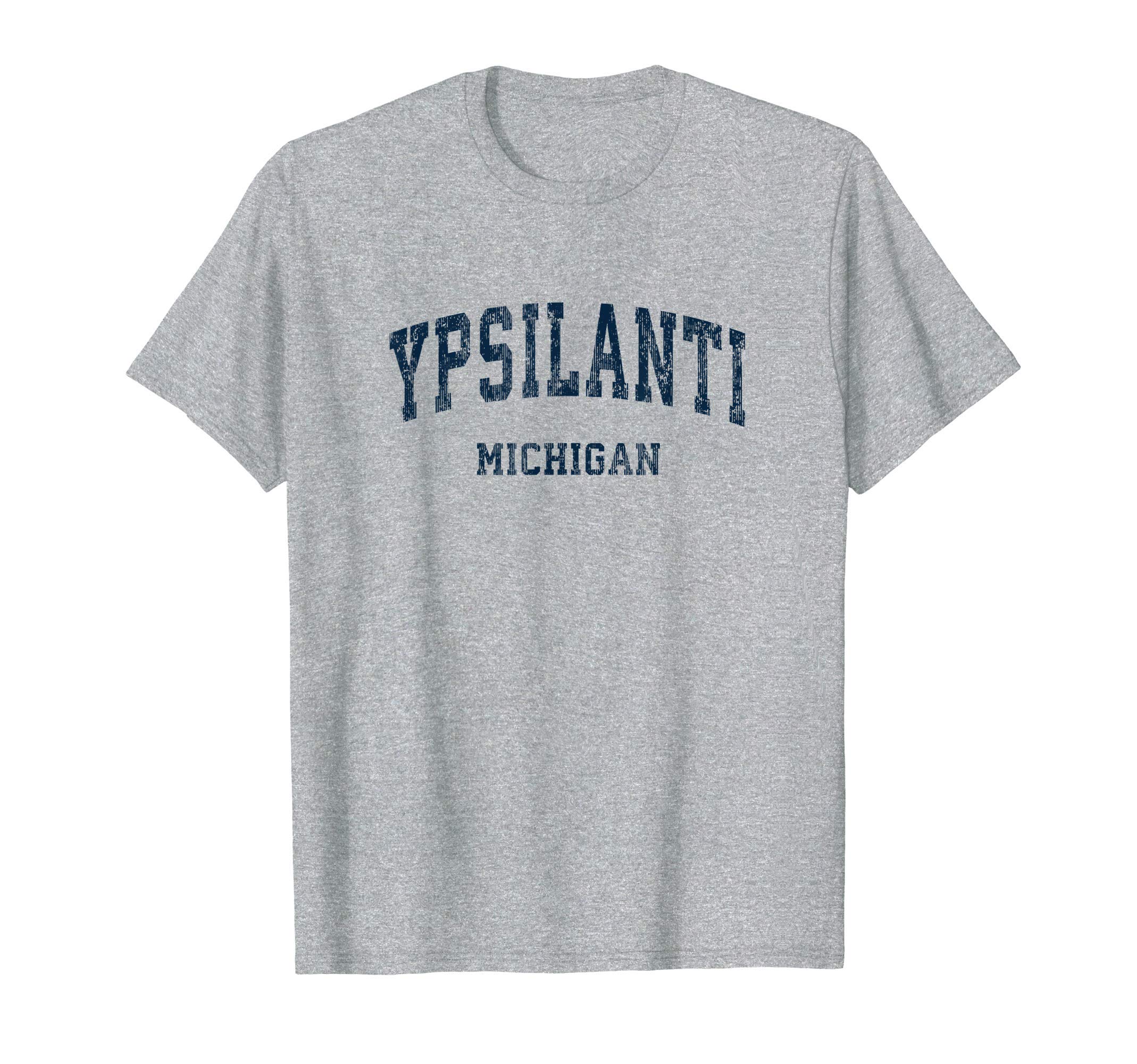 Ypsilanti Michigan Mi Varsity Sports T-Shirt - Custom Art Print for Adults - T-Shirt, Sweatshirt, Hoodie