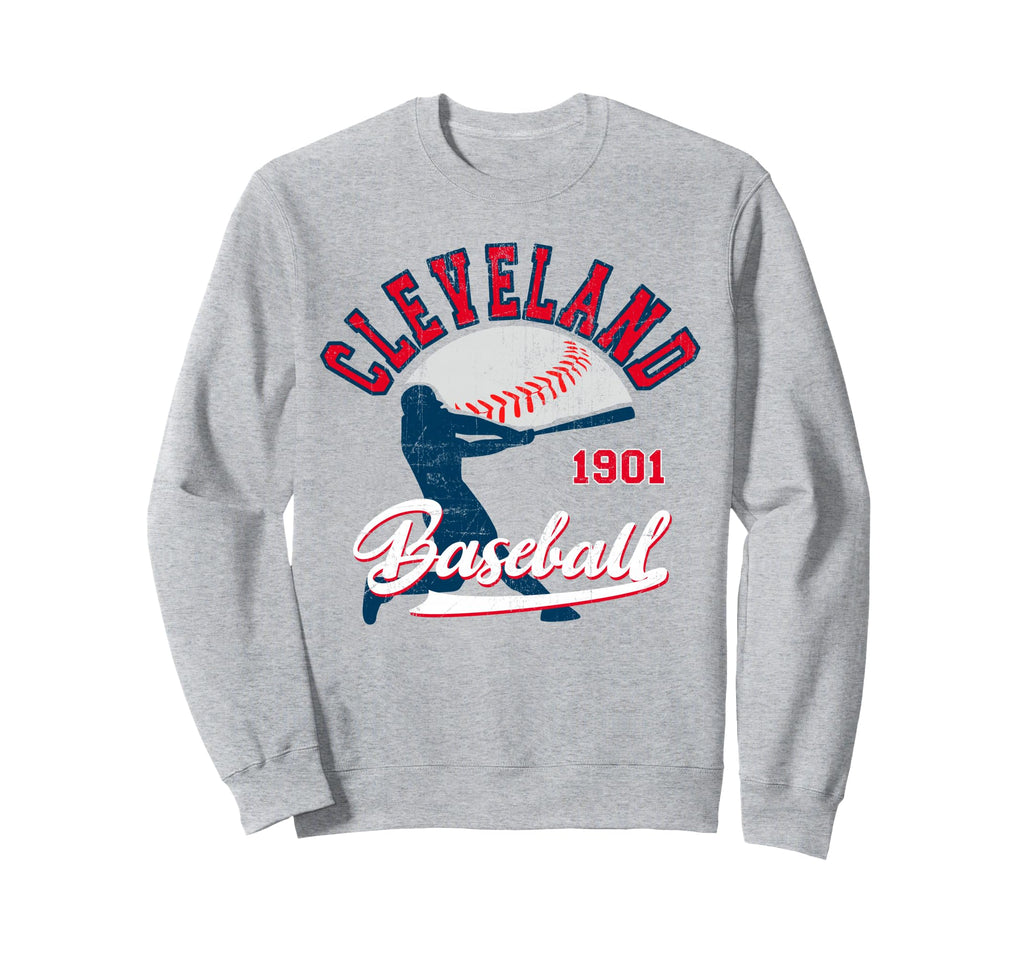 Batter Game Day Cleveland Baseball Sweatshirt - Unique Graphic Men Women - T-Shirt, Sweatshirt, Hoodie