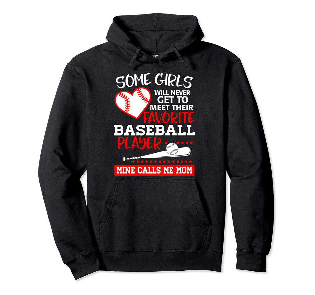 My Favorite Baseball Player Calls Me Mom Hoodie - Custom Art Print Unisex - T-Shirt, Sweatshirt, Hoodie