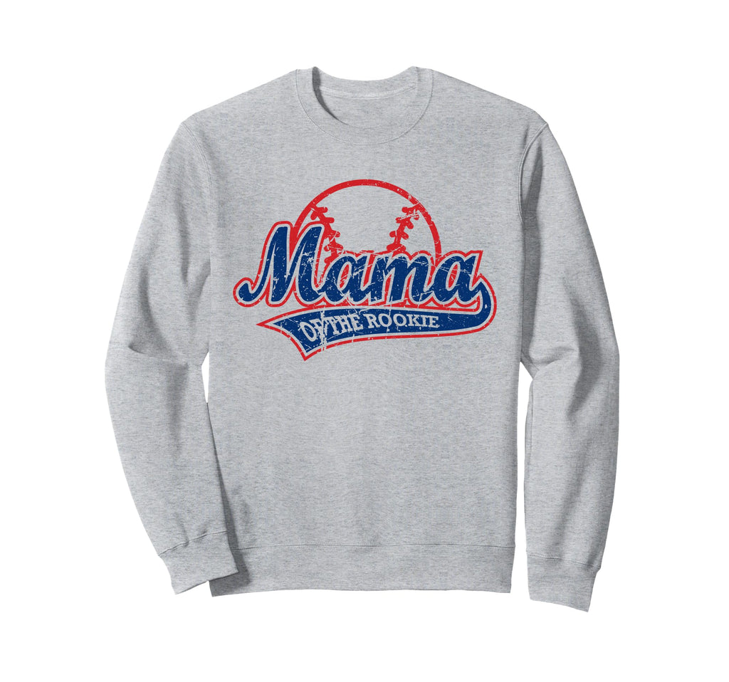 Funny Baseball Mom Rookies Sweatshirt - Fun Novelty Design for Adults - T-Shirt, Sweatshirt, Hoodie