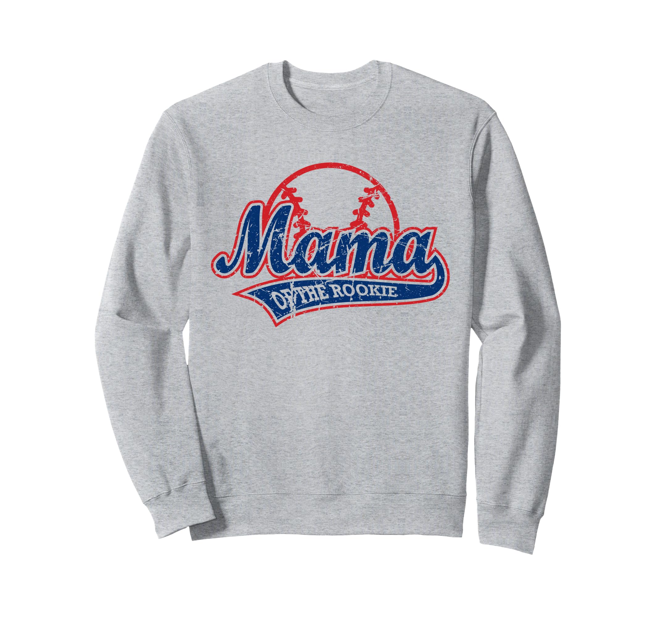 Funny Baseball Mom Rookies Sweatshirt - Fun Novelty Design for Adults - T-Shirt, Sweatshirt, Hoodie
