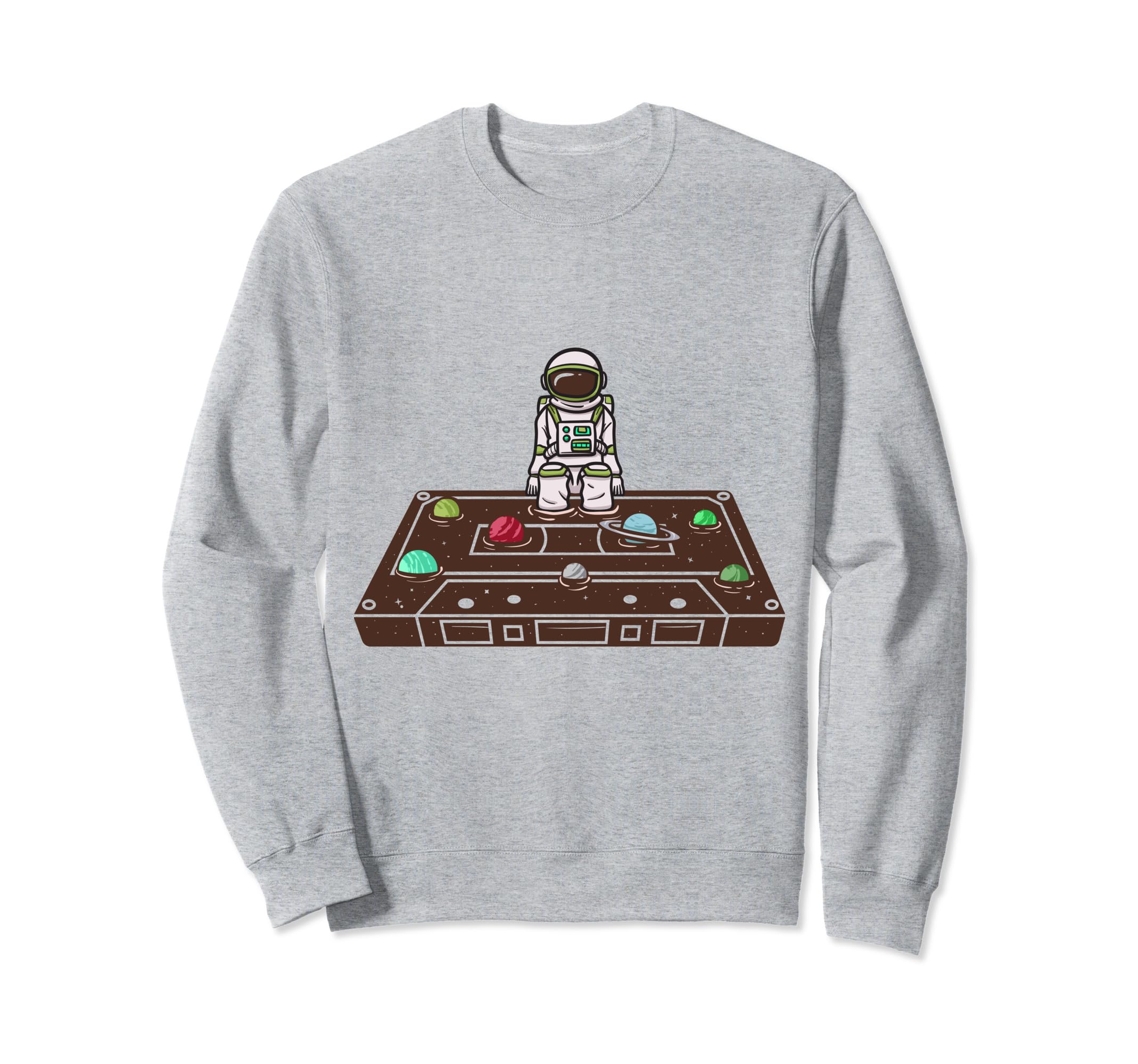 Astronaut Space Lover Musician Sweatshirt - Fun Novelty Design Men Women - T-Shirt, Sweatshirt, Hoodie