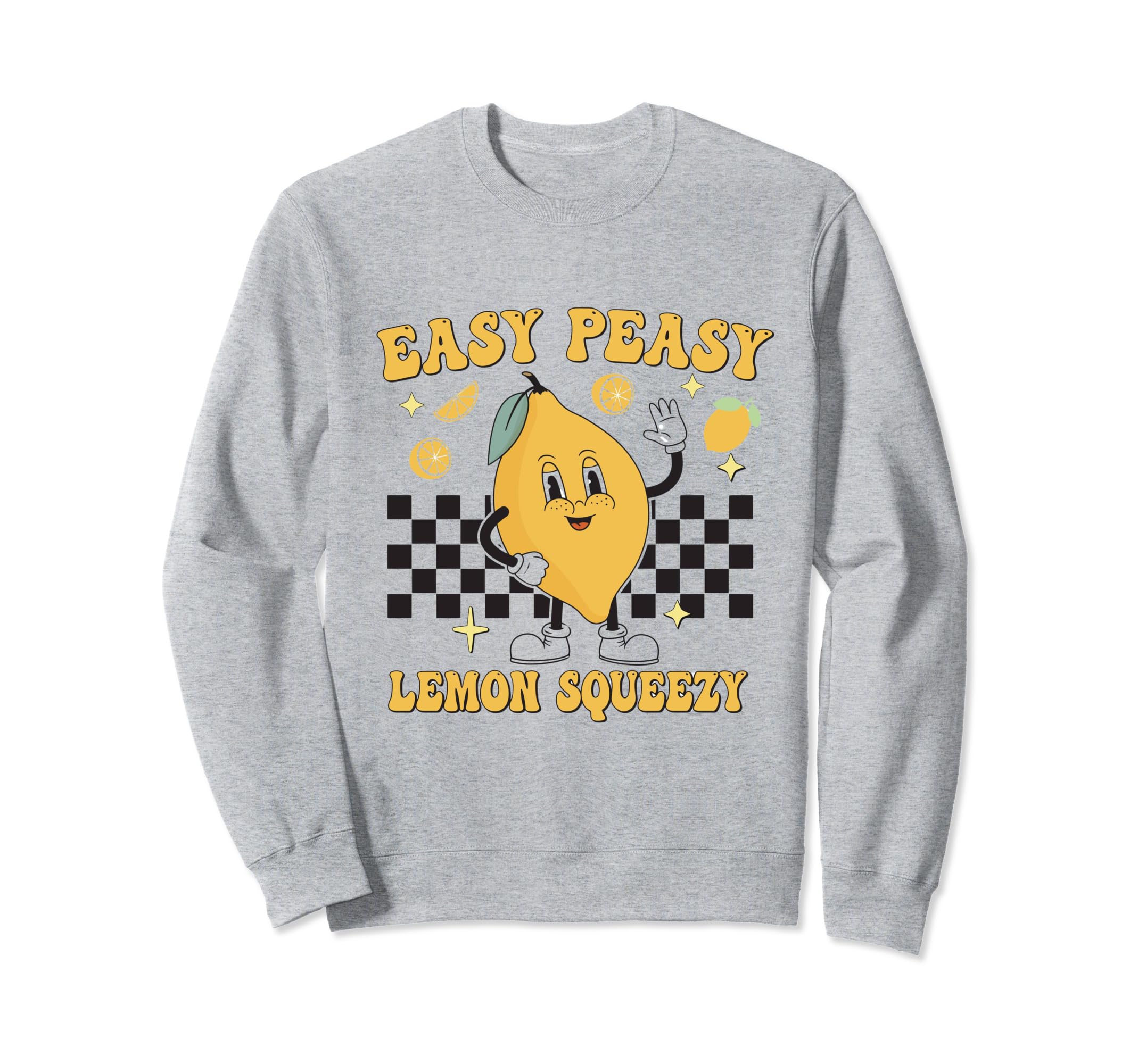 Easy Peasy Lemon Squeezy Sweatshirt - Minimalist Print for Adults - T-Shirt, Sweatshirt, Hoodie