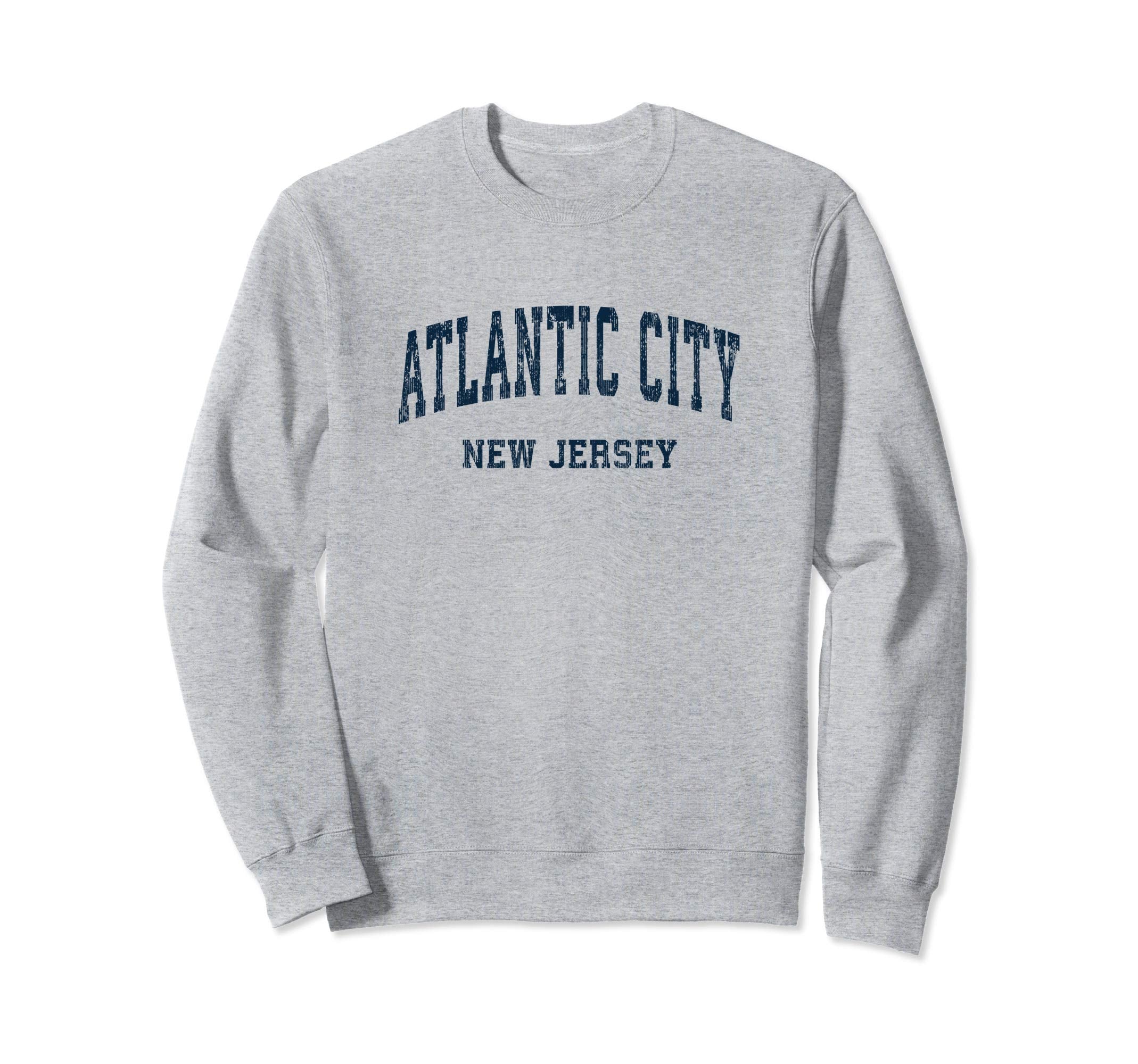 Atlantic City New Jersey Nj Sweatshirt - Novelty Apparel for Adults - T-Shirt, Sweatshirt, Hoodie