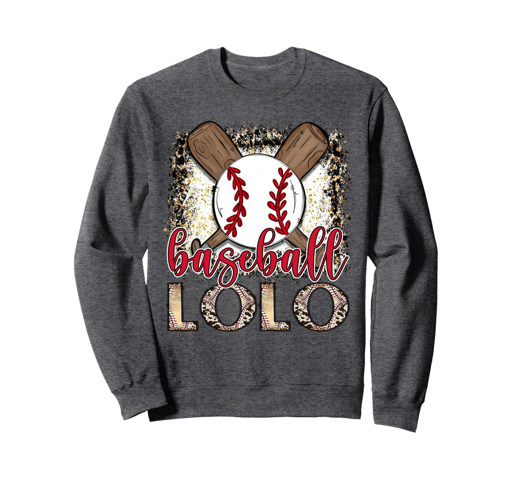 Baseball Lolo Leopard Proud Ball Sweatshirt - Novelty Apparel for Adults - T-Shirt, Sweatshirt, Hoodie