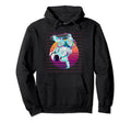 80S Art Outer Space Vaporwave Hoodie - Custom Art Print Unisex - T-Shirt, Sweatshirt, Hoodie
