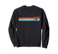 70S Rainbow Stripe Las Vegas Sweatshirt - Fun Novelty Design for Adults - T-Shirt, Sweatshirt, Hoodie