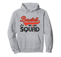 Baseball Mom Squad Baseball Mom Hoodie - Minimalist Print Men Women - T-Shirt, Sweatshirt, Hoodie