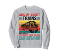 Train Distressed Engineer Sweatshirt - Fun Novelty Design for Adults - T-Shirt, Sweatshirt, Hoodie