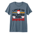 My Brother Plays Baseball Sister T-Shirt - Custom Art Print Unisex - T-Shirt, Sweatshirt, Hoodie