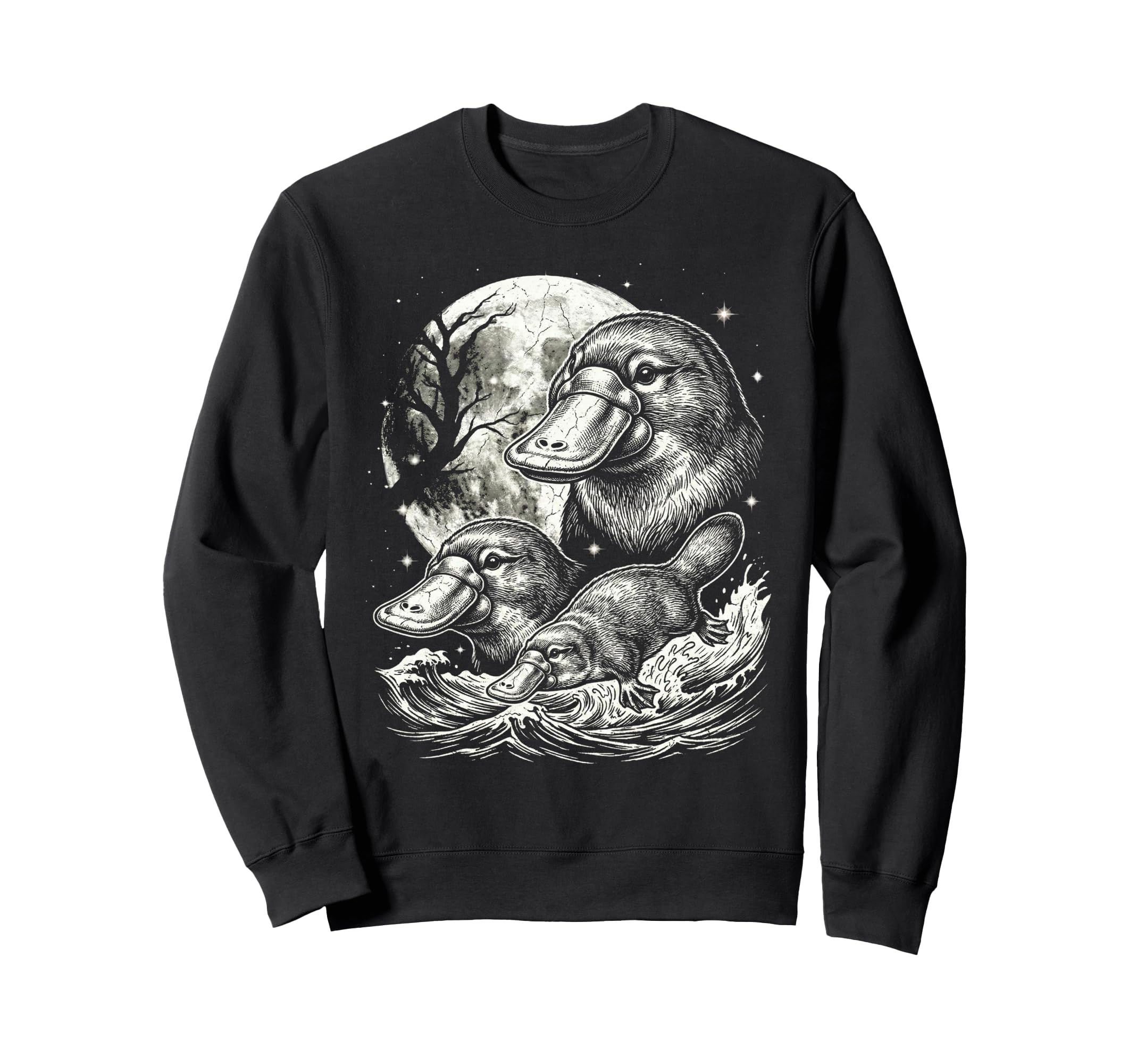 Platypus 90S Aesthetic Y2K Sweatshirt - Aesthetic Graphic Men Women - T-Shirt, Sweatshirt, Hoodie
