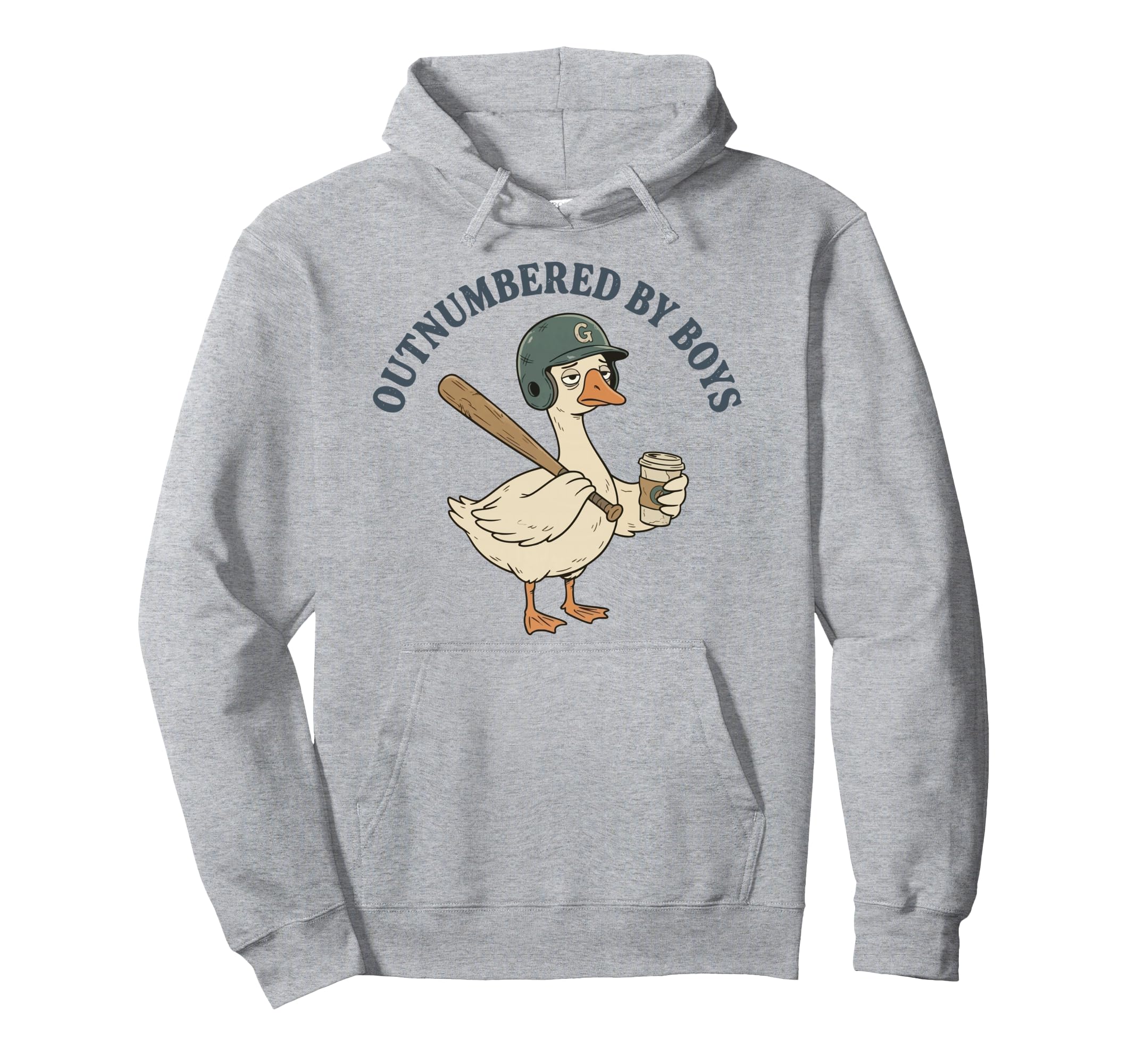Funny Mom Goose Mothers Day Outnumbered Hoodie - Streetwear Style Unisex - T-Shirt, Sweatshirt, Hoodie