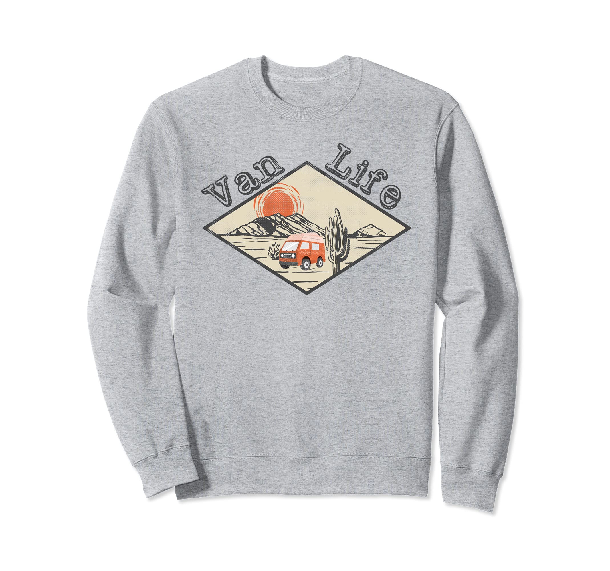 Van Life Camper Van Distressed Vanlife Sweatshirt - Streetwear Style Unisex - T-Shirt, Sweatshirt, Hoodie