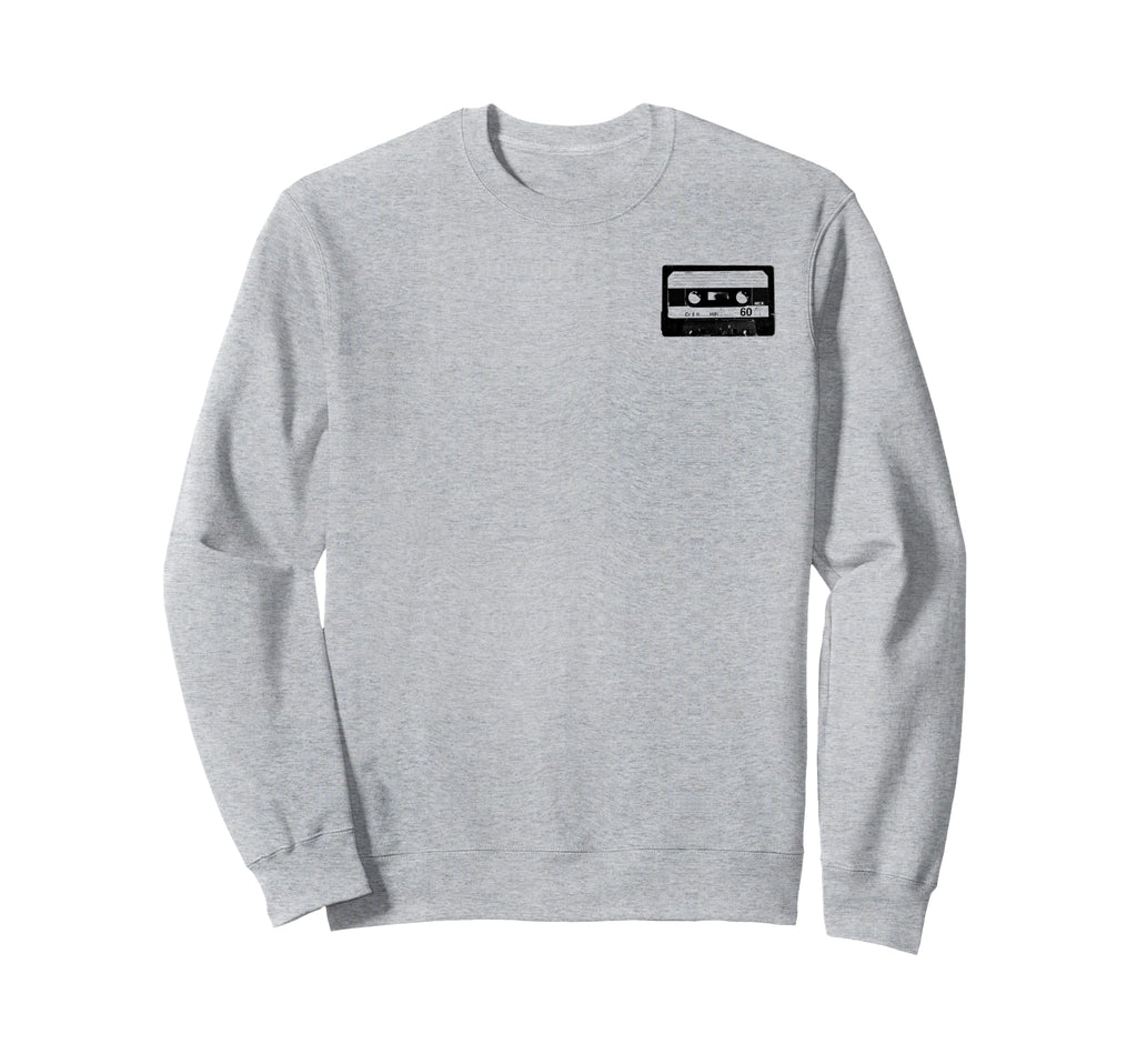 Trendy Hi Fi Cassette Tape Sweatshirt - Minimalist Print for Adults - T-Shirt, Sweatshirt, Hoodie