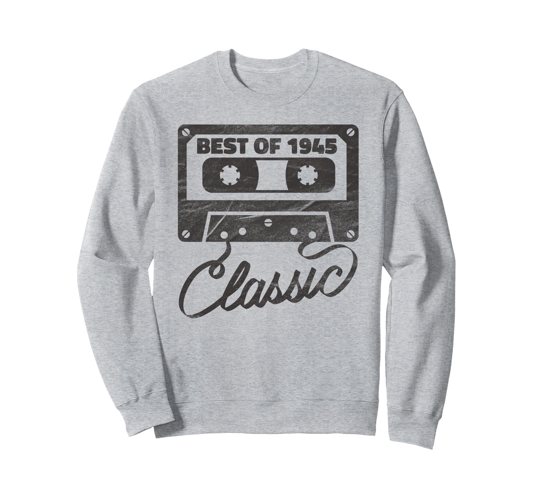 Best 1945 Birthday Gifts Cassette Sweatshirt - Minimalist Print Men Women - T-Shirt, Sweatshirt, Hoodie