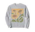 Yellow Sunflower 60S 70S Boho Flower Sweatshirt - Streetwear Style Unisex - T-Shirt, Sweatshirt, Hoodie