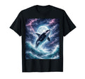Orca Midnight Lightning 90S Ocean Art T-Shirt - Custom Art Print for Adults - T-Shirt, Sweatshirt, Hoodie