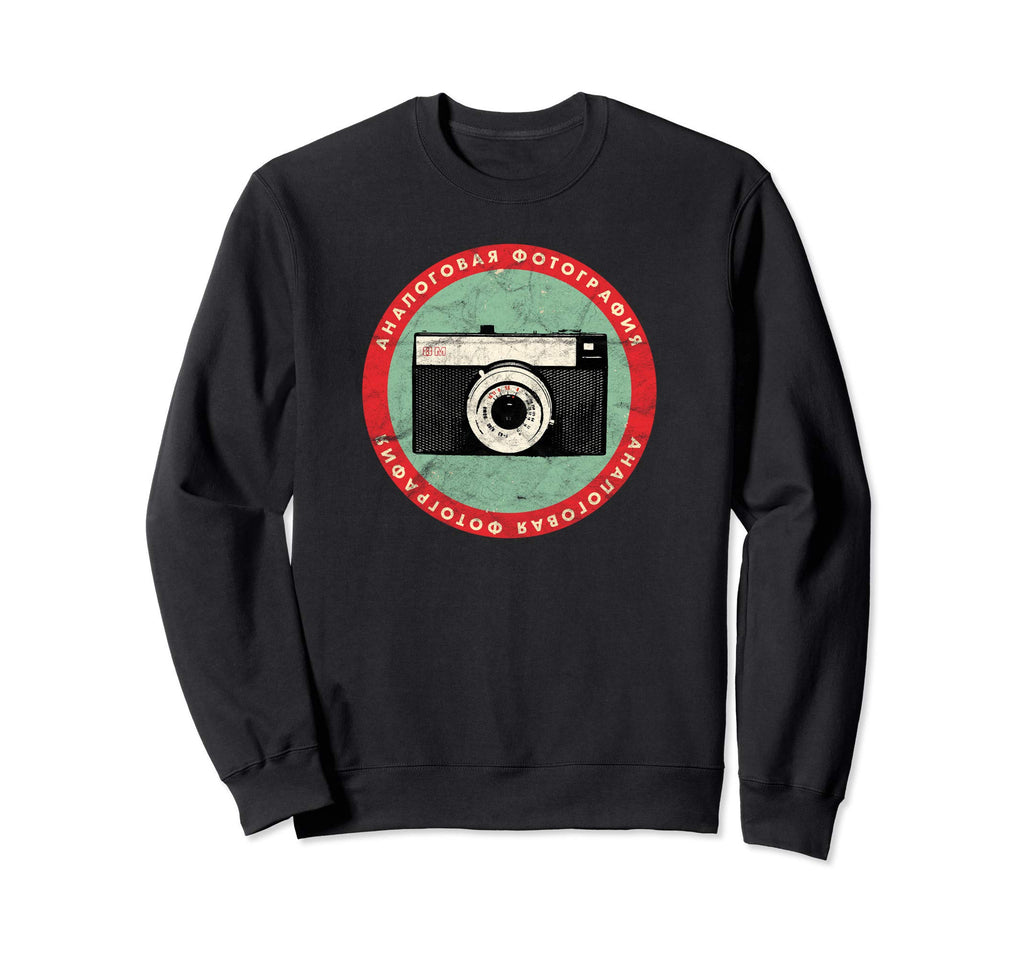 Photographer Soviet Camera Analog Sweatshirt - Graphic Print Men Women - T-Shirt, Sweatshirt, Hoodie