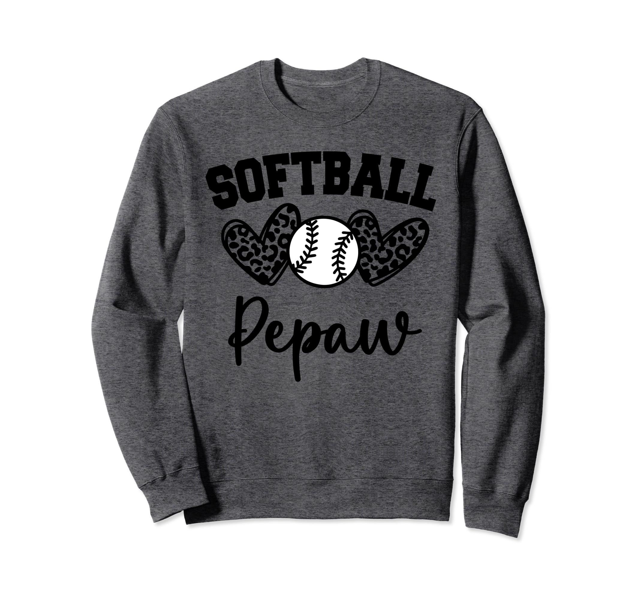 Personalized Baseball Heart Pepaw Sweatshirt - Unique Graphic Men Women - T-Shirt, Sweatshirt, Hoodie