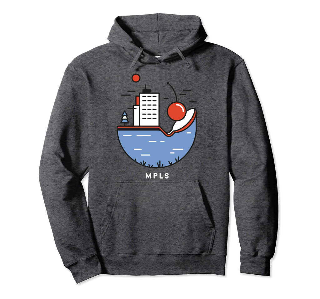 Minnesota Mpls Cherry Hoodie - Casual Everyday Wear for Adults - T-Shirt, Sweatshirt, Hoodie