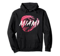 Miami Vaperwave Synthwave 80S Palm Trees Hoodie - Trendy Graphic for Adults - T-Shirt, Sweatshirt, Hoodie