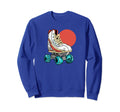 Minimalist Roller Skate Sun 70S Sweatshirt - Novelty Apparel for Adults - T-Shirt, Sweatshirt, Hoodie
