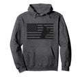 American Flag Baseball Baseball Hoodie - Aesthetic Graphic Men Women - T-Shirt, Sweatshirt, Hoodie