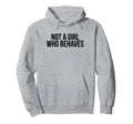 Not Who Behaves Y2K Aesthetic Hoodie - Graphic Print Unisex - T-Shirt, Sweatshirt, Hoodie