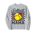 Softball Mama Bow Softball Mom Sweatshirt - Trendy Graphic Men Women - T-Shirt, Sweatshirt, Hoodie