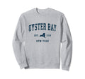 Oyster Bay New York Ny Sports Navy Sweatshirt - Custom Art Print Unisex - T-Shirt, Sweatshirt, Hoodie