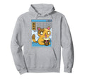 Cat Drinking Bubble Tea Kawaii Vaporwave Hoodie - Graphic Print Unisex - T-Shirt, Sweatshirt, Hoodie