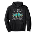 Roller Skates Roller Derby Skater Hoodie - Aesthetic Graphic for Adults - T-Shirt, Sweatshirt, Hoodie