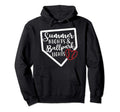 Summer Nights Ballpark Lights Hoodie - Aesthetic Graphic for Adults - T-Shirt, Sweatshirt, Hoodie