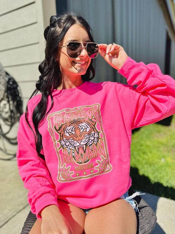 The Heavens Are Roaring Tiger - Adult & Kids T-Shirts, Sweatshirts & Hoodies apparel design preview 1