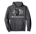 American Motorcycle Skull Native Hoodie - Streetwear Style for Adults - T-Shirt, Sweatshirt, Hoodie