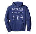 Detroit Baseball Fan Hoodie - Unique Graphic Men Women - T-Shirt, Sweatshirt, Hoodie