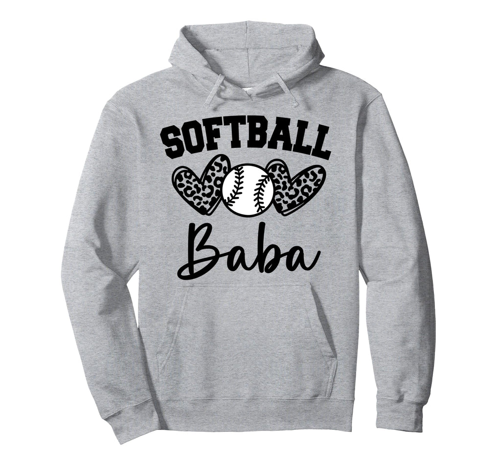 Personalized Baseball Heart Baba Baseball Hoodie - Aesthetic Graphic Unisex - T-Shirt, Sweatshirt, Hoodie
