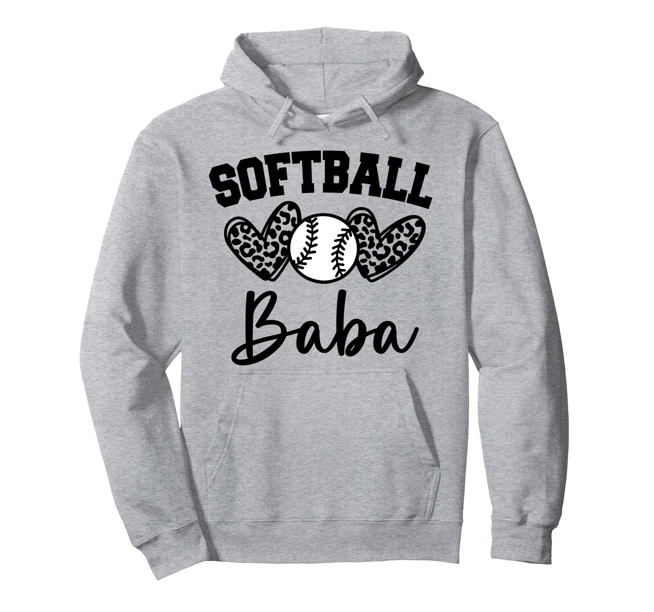 Personalized Baseball Heart Baba Baseball Hoodie - Aesthetic Graphic Unisex - T-Shirt, Sweatshirt, Hoodie