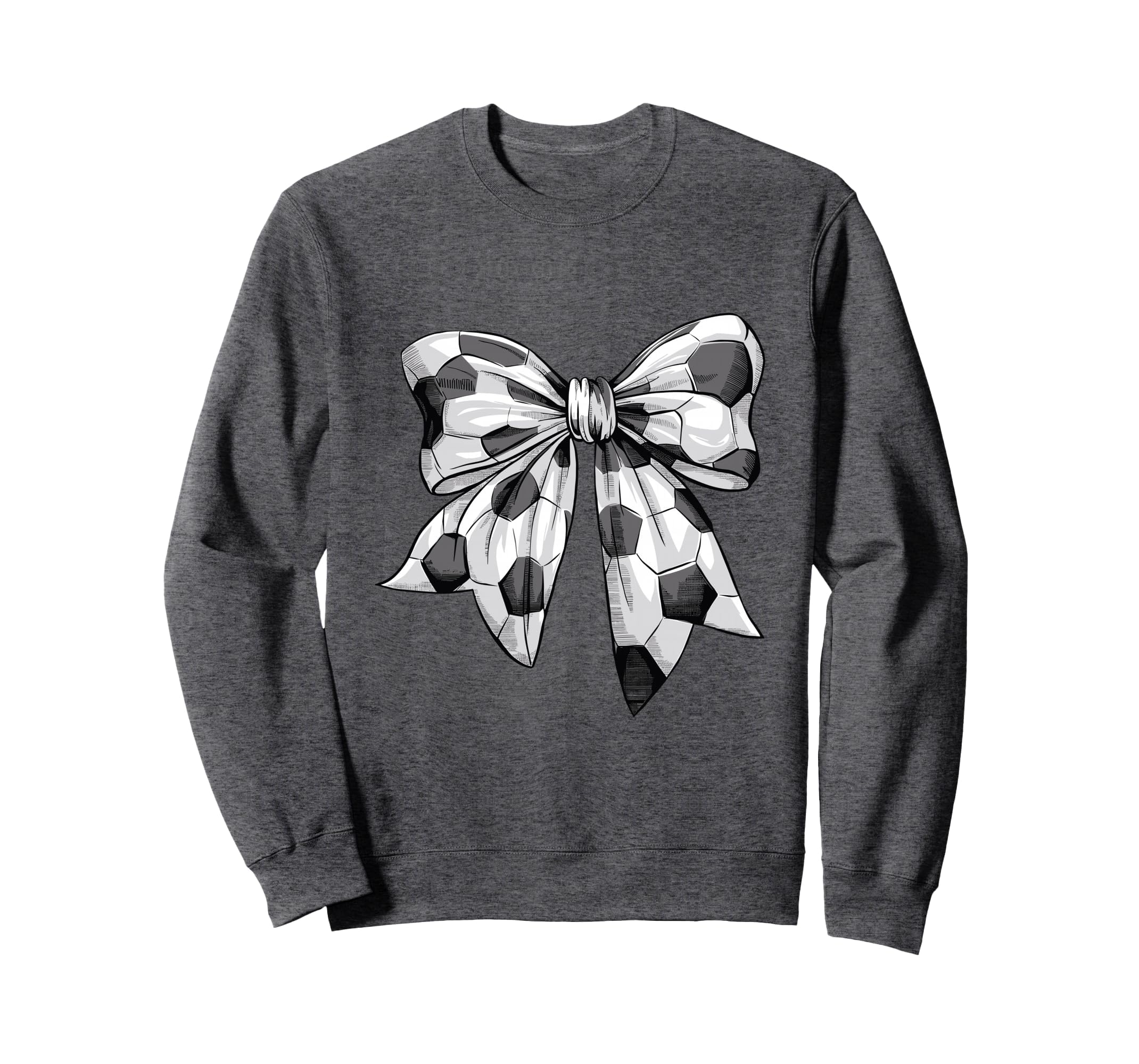 Coquette Bow Soccer Ball Mom Life Sweatshirt - Unique Graphic Men Women - T-Shirt, Sweatshirt, Hoodie
