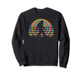 Psychedelic Sixties Bigfoot Hippy Sweatshirt - Novelty Apparel for Adults - T-Shirt, Sweatshirt, Hoodie