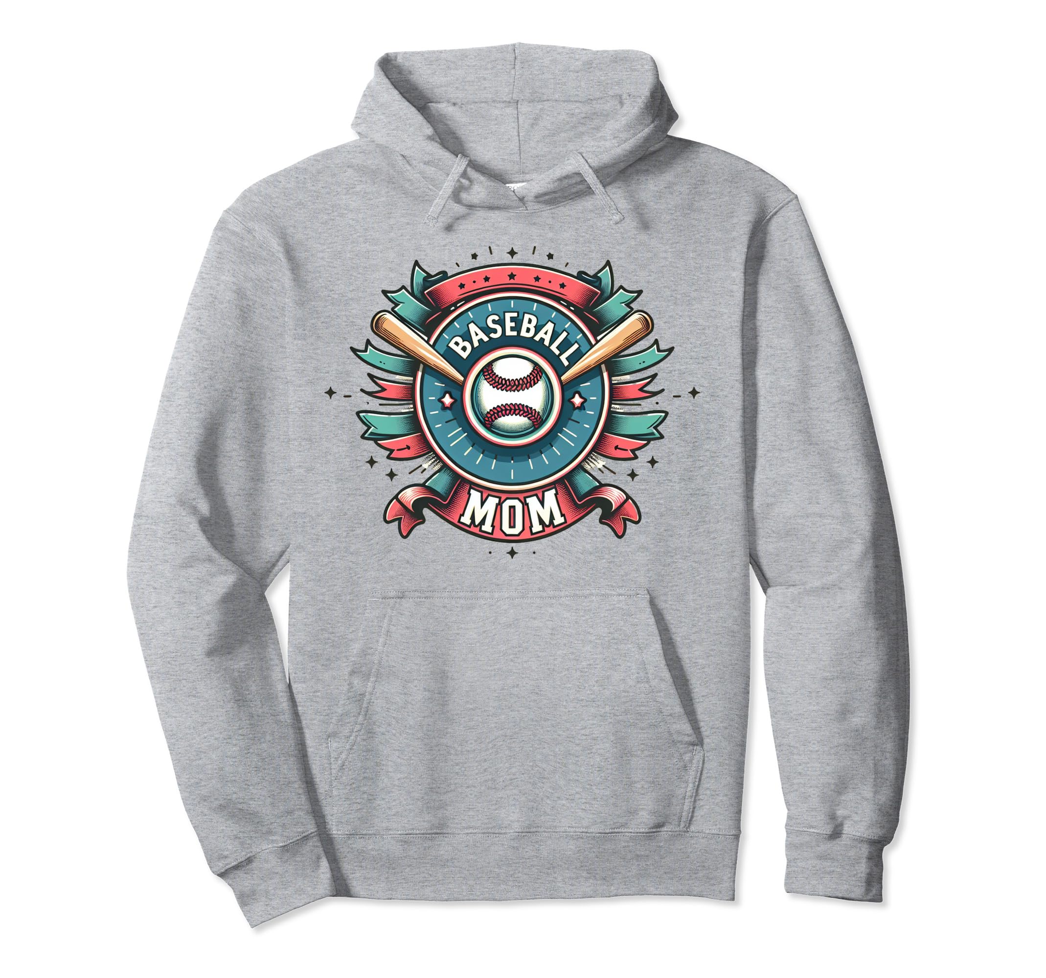 Womens Baseball Mom Mama Mothers My Hoodie - Fun Novelty Design Unisex - T-Shirt, Sweatshirt, Hoodie