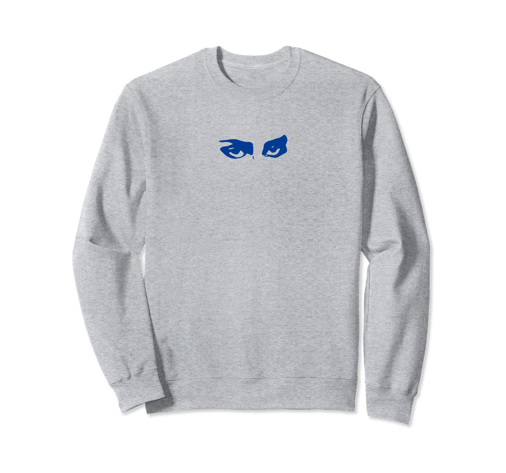 Cybergoth Eyes Y2K Indie Sweatshirt - Minimalist Print for Adults - T-Shirt, Sweatshirt, Hoodie