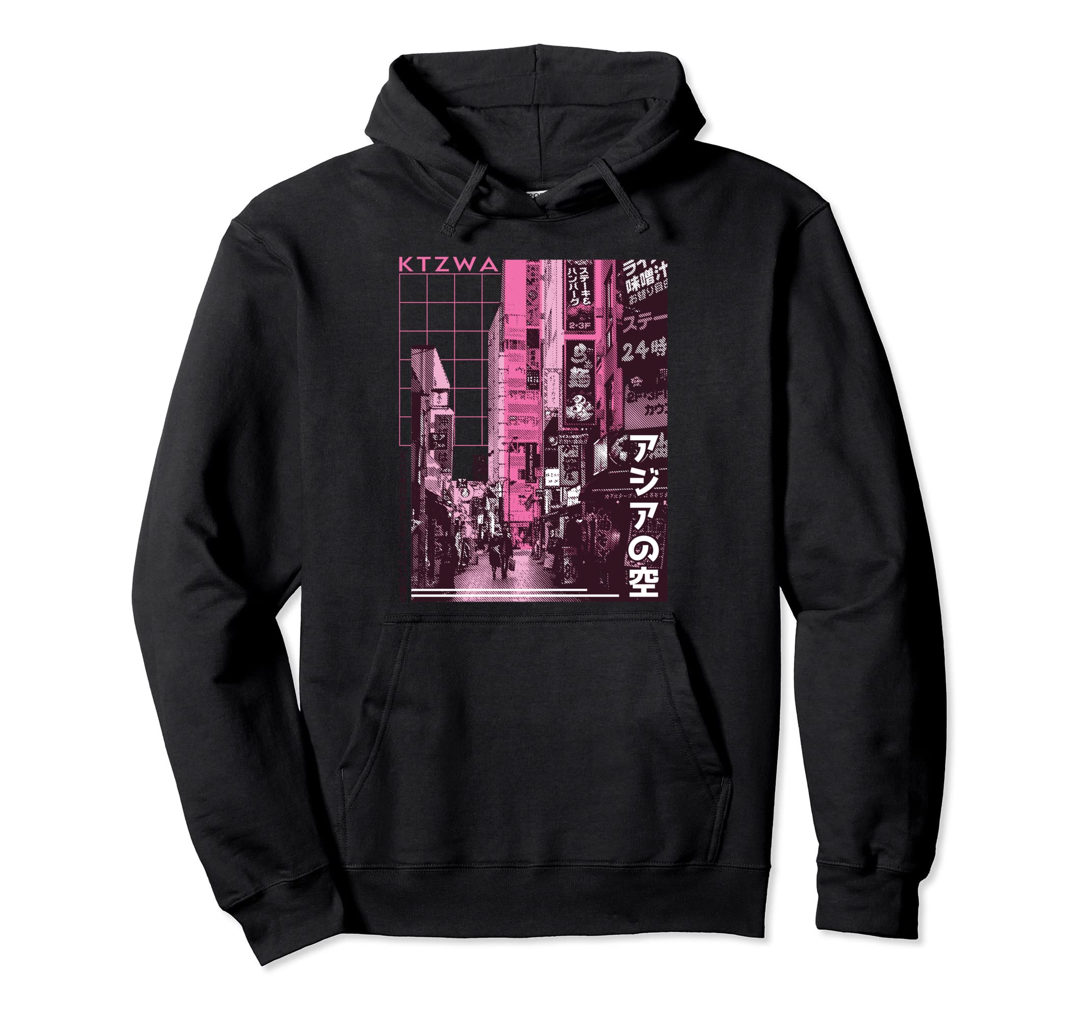 Japanese Aesthetic Streetwear Kanji Hoodie - Minimalist Print for Adults - T-Shirt, Sweatshirt, Hoodie