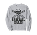 Baseball Dad Coach Fathers Day Sweatshirt - Streetwear Style for Adults - T-Shirt, Sweatshirt, Hoodie