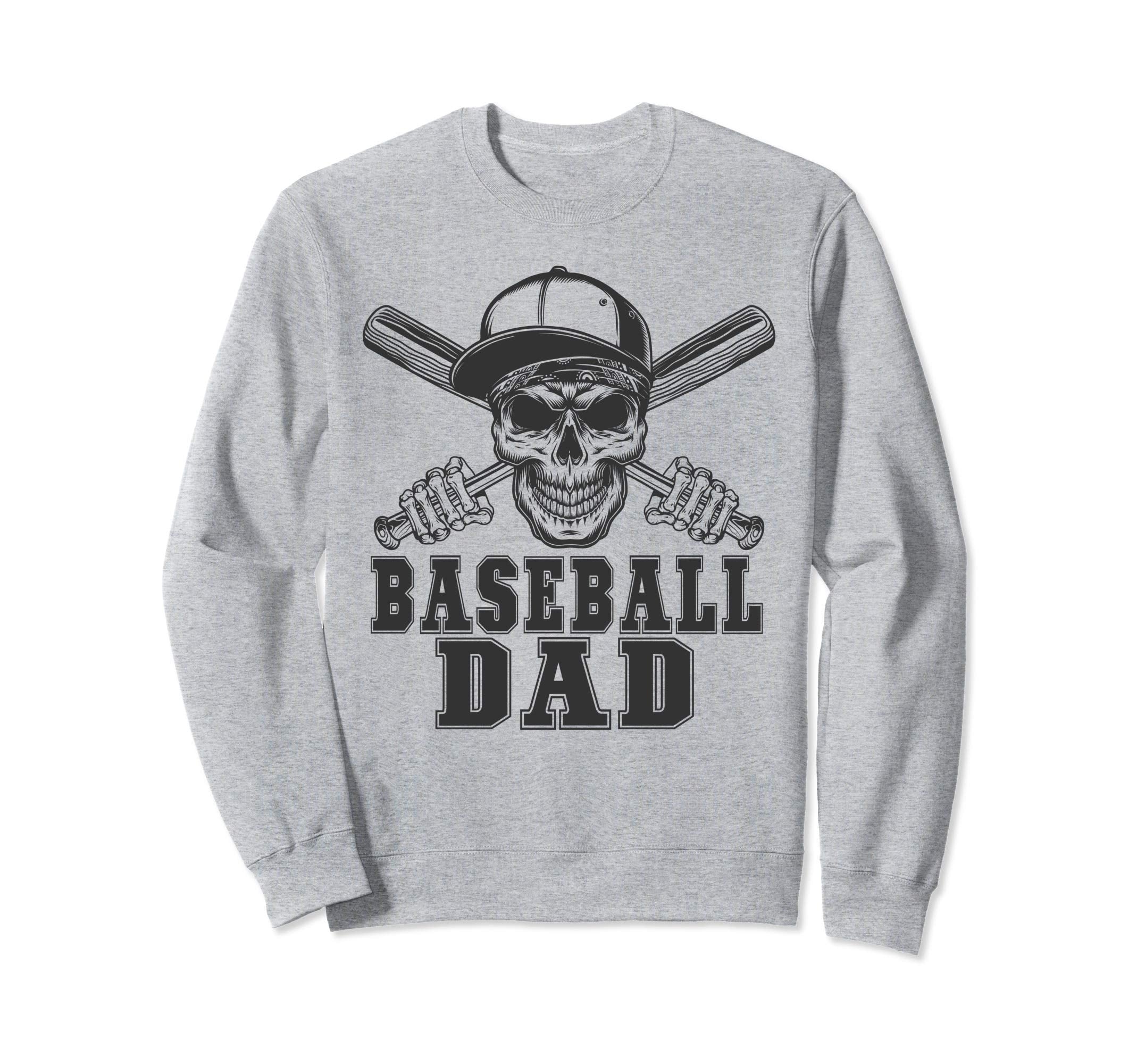 Baseball Dad Coach Fathers Day Sweatshirt - Streetwear Style for Adults - T-Shirt, Sweatshirt, Hoodie