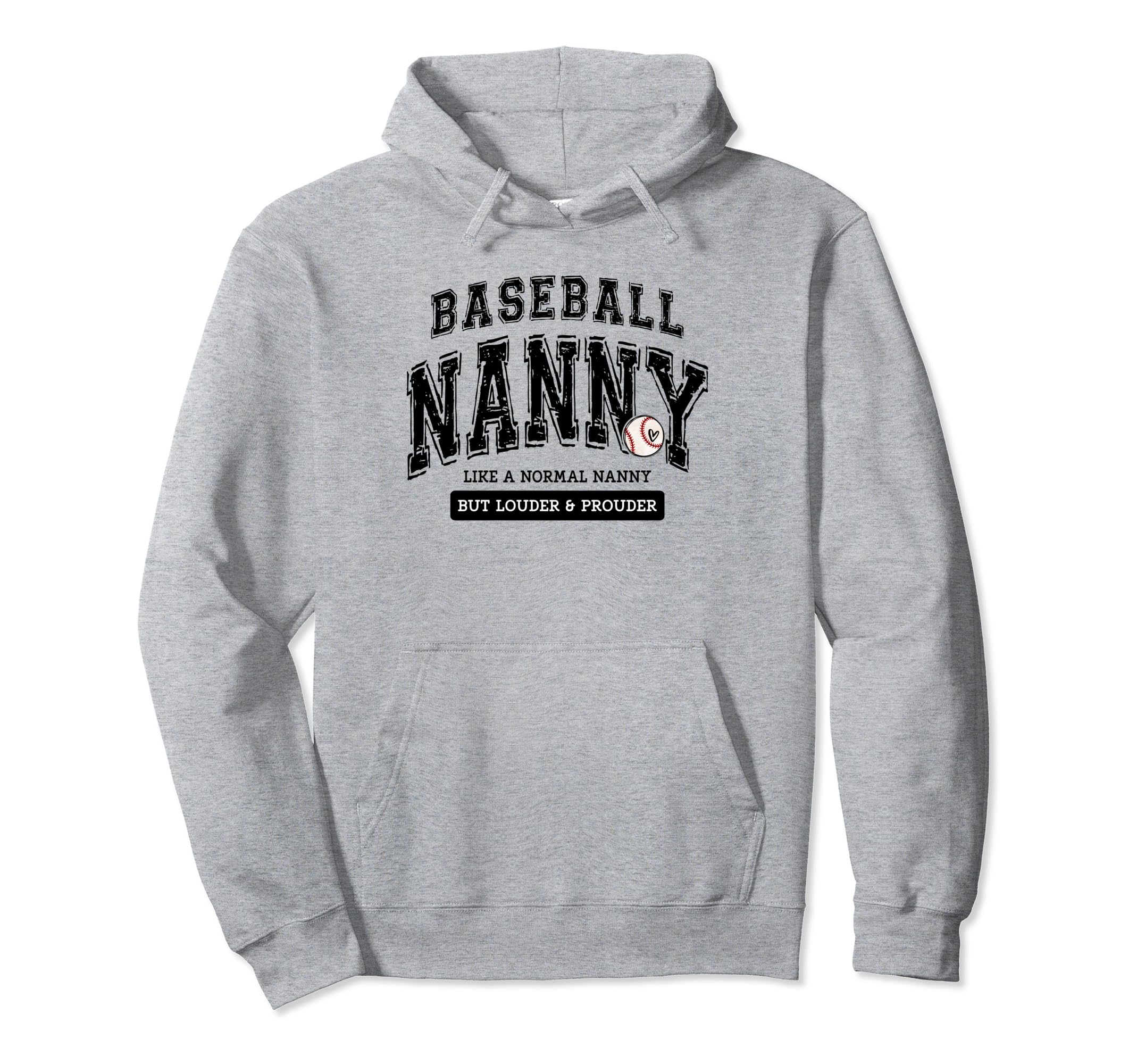 Baseball Nanny Varsity Like Normal Hoodie - Casual Everyday Wear Men Women - T-Shirt, Sweatshirt, Hoodie